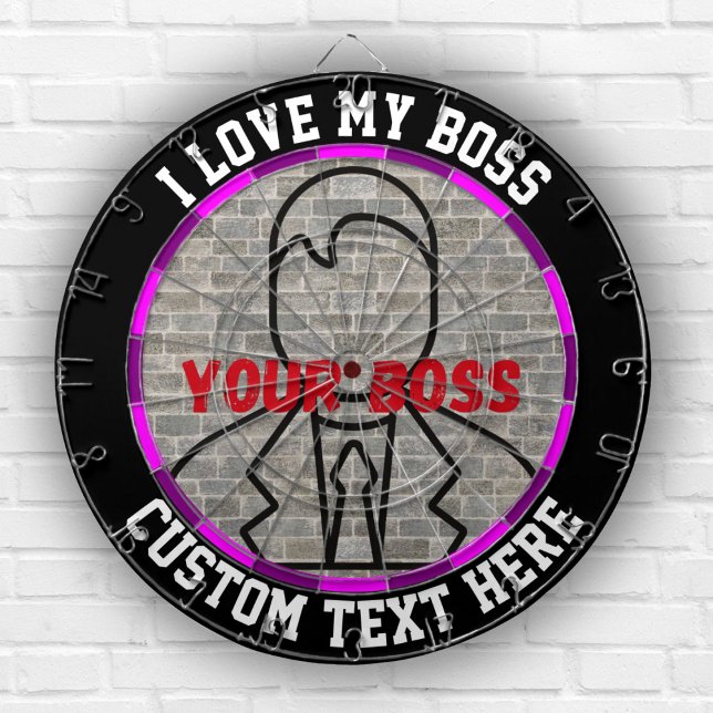 I love my boss dartboard fun game stress relief (Creator Uploaded)