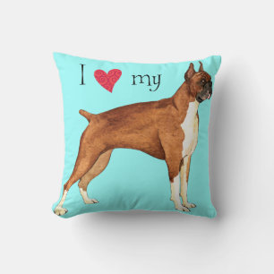 I Love my Boxer Cushion