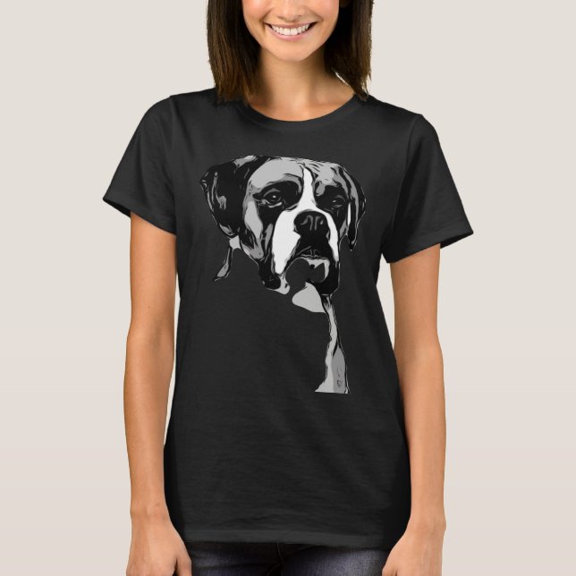 I Love My Boxer Dog T-Shirt (Front)