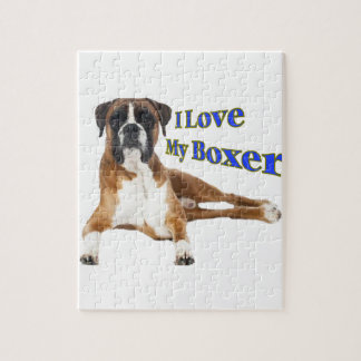 I Love my Boxer Jigsaw Puzzle