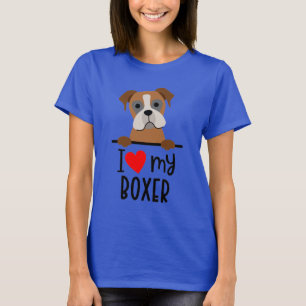 I Love My Boxer T-Shirt