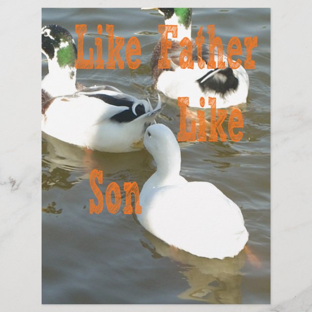 I love my Boy like father like son (Front)