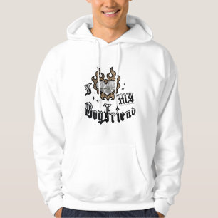 I Love My Boyfriend - Cheetah - DingusDesign Hoodie