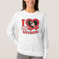 I Love My Boyfriend Custom Heart Photo