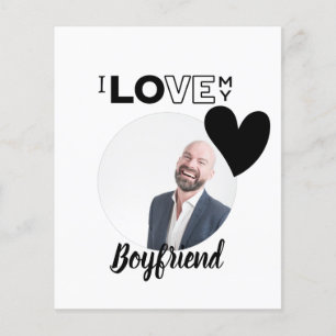 I Love My BOYFRIEND Husband DAD Grandpa Brother Flyer
