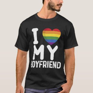 I Love My Boyfriend I Love My Best Boyfriend T-Shirt