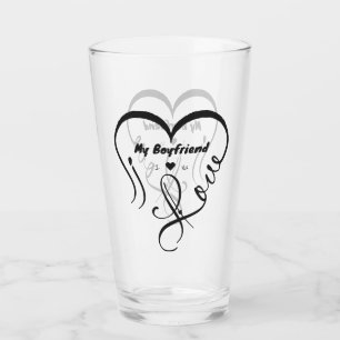 I Love My Boyfriend I ♥ Us Glass