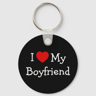 I Love My Boyfriend Key Ring