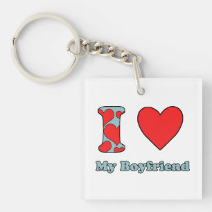 I love My Boyfriend Key Ring