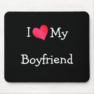 I Love My Boyfriend Mousepad
