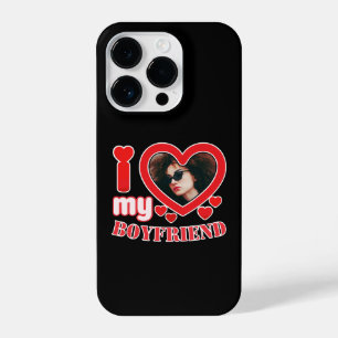 I Love My Boyfriend Personalised iPhone 14 Pro Case