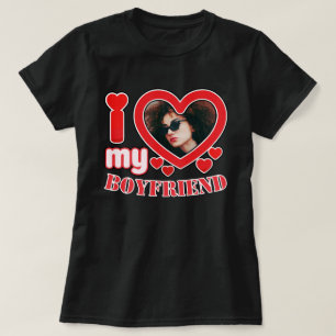 I Love My Boyfriend Personalized T-Shirt