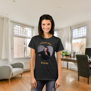 I love my boyfriend photo name T-Shirt