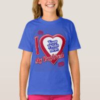 I Love My Boyfriend Photo Red Heart Lips D R Blue