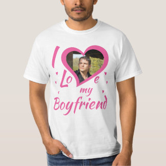 I Love my Boyfriend - T-shirt personalizable