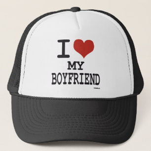 I love my boyfriend trucker hat