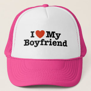 I Love My Boyfriend Trucker Hat