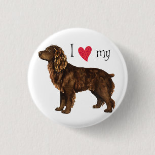 I Love my Boykin Spaniel 3 Cm Round Badge