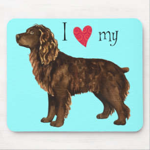 I Love my Boykin Spaniel Mouse Mat