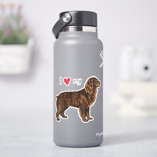 I Love my Boykin Spaniel Vinyl Sticker (HydroFlask)