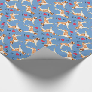 I Love my Bracco Italiano Wrapping Paper
