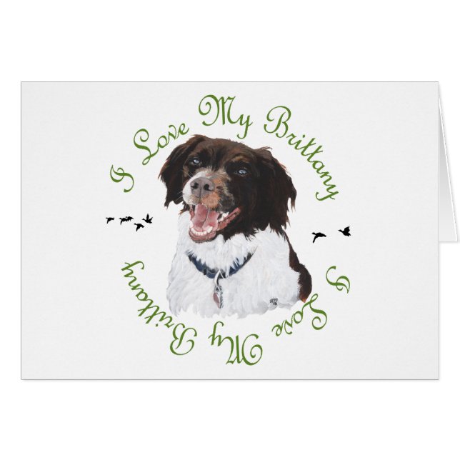 I Love My Brittany (Front Horizontal)