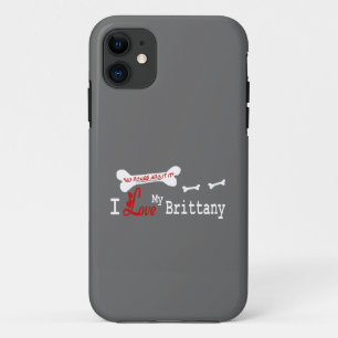 I Love My Brittany Spaniel iPhone 11 Case