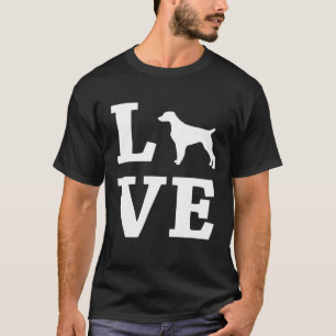 I Love My Brittany Spaniel Funny Dog Owner Gif T-Shirt