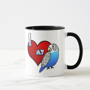 I Love my Budgie Mug