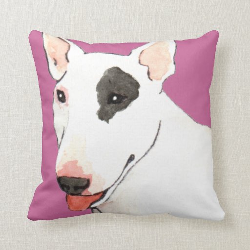 Image of I Love my Bull Terrier Cushion