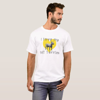 i love my bull terrier T-Shirt