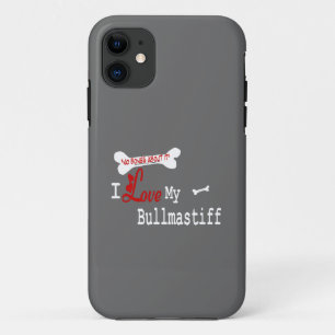 I Love My Bullmastiff iPhone 11 Case