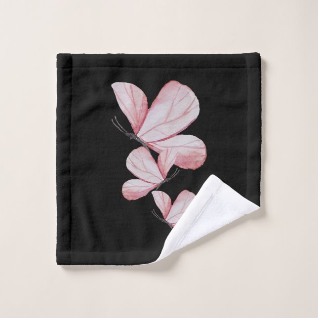 I Love My Butterfly Gifts Wash Cloth (Wash Cloth)