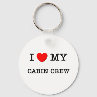I Love My CABIN CREW Key Ring