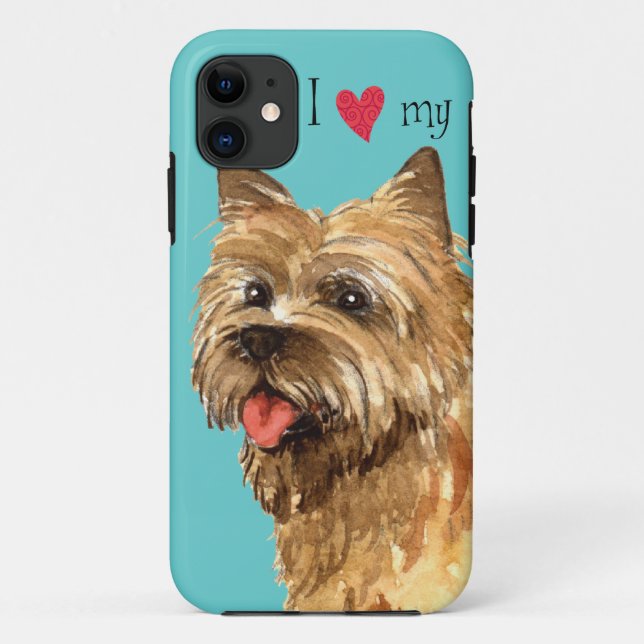 I Love my Cairn Terrier Case-Mate iPhone Case (Back)