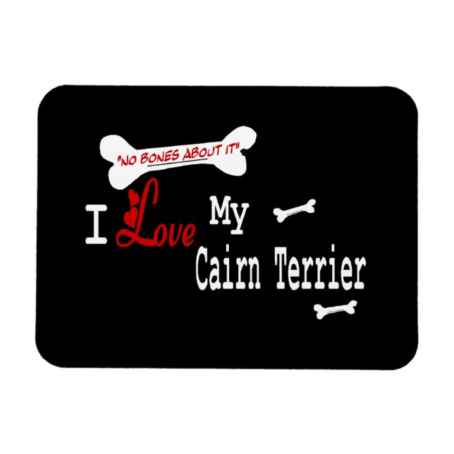 I Love My Cairn Terrier Magnet (Horizontal)