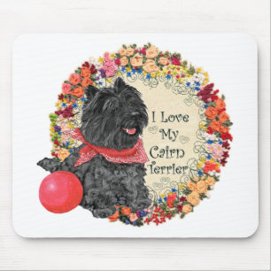 I Love My Cairn Terrier Mouse Mat