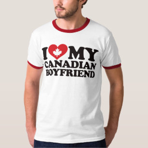 I Love My Canadian Boyfriend T-Shirt
