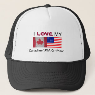 I, LOVE, MY, Canadian/USA Girl... hat
