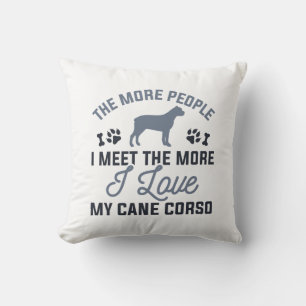 I Love My Cane Corso Cushion