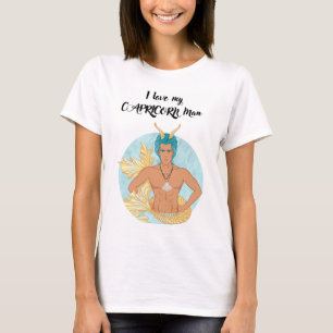 I Love My Capricorn Man T-Shirt