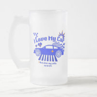I Love My Car But Also My Wife Funny Phrase