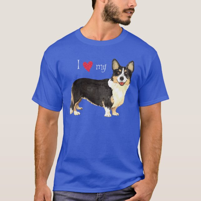 I Love my Cardigan Welsh Corgi T-Shirt (Front)