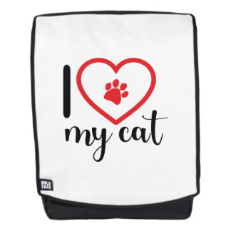 I love my cat backpack