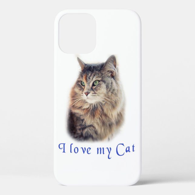 I love my cat  Case-Mate iPhone case (Back)