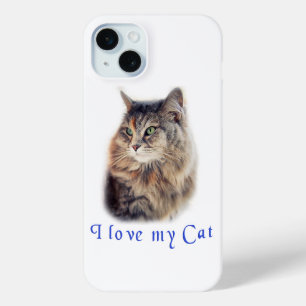 I love my Cat iPhone 15 Mini Case