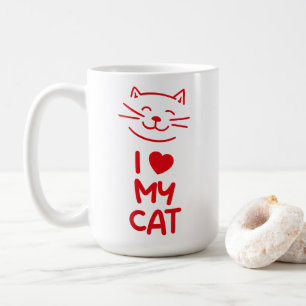 I love my cat coffee mug