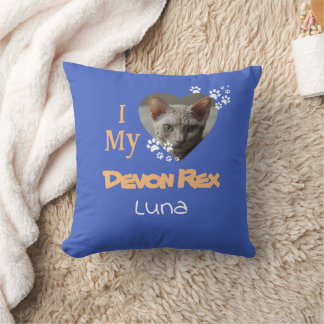 I love my Cat Custom Photo, name and breed Cushion