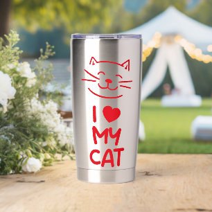 I love my cat insulated tumbler