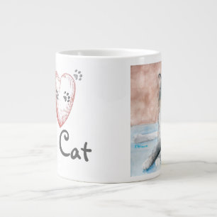 I love My Cat Jumbo Mug